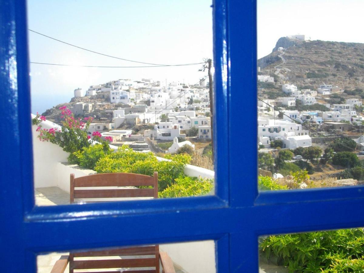 Вілла Superb View House-Sikinos Island-Chorio Екстер'єр фото