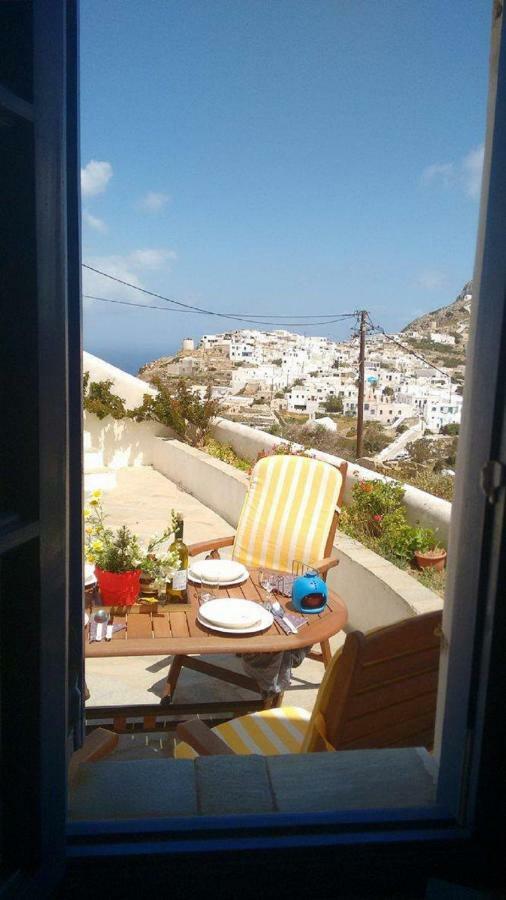Вілла Superb View House-Sikinos Island-Chorio Екстер'єр фото